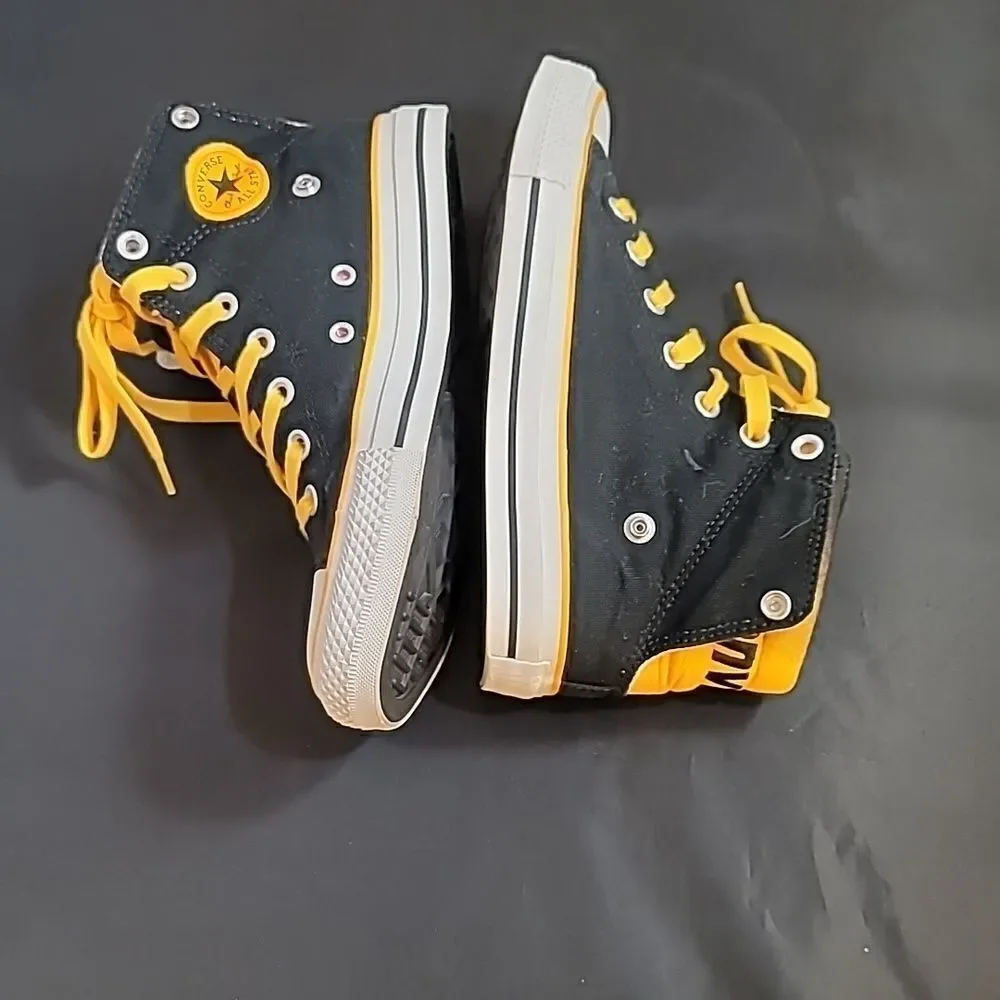 CONVERSE HIGH TOP LACE UP CLOSURE ROUND TOE UNISEX SNEAKER - Picture 6 of 13